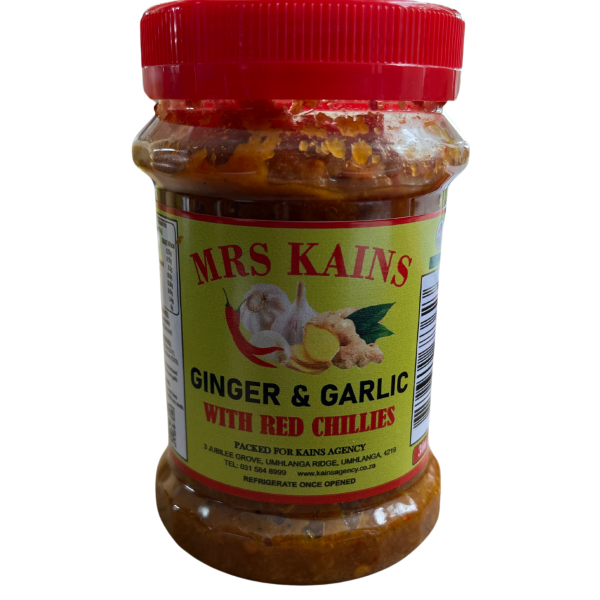 300g Ginger and garlic with red chillies Ginger and Garlic Red Chilli 300g