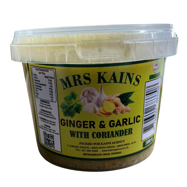 500g Ginger and garlic with Coriander Ginger and Garlic with Coriander 500g