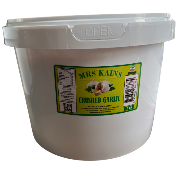 5kg crushed garlic Crushed Garlic 5kg